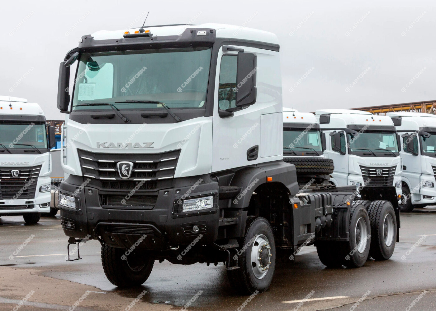 Ворсовые коврики на КамАЗ К5 узкая кабина 6595 2024 - 2025