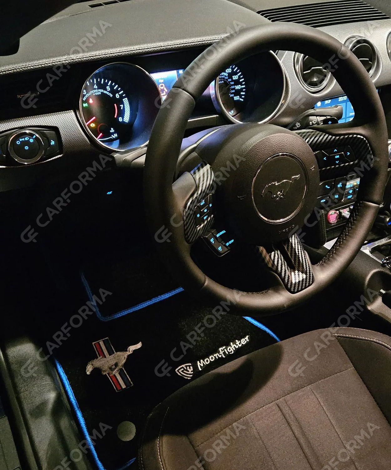 Ворсовые коврики на Ford Mustang VI 2013&nbsp;-&nbsp;2023 в Ставрополе