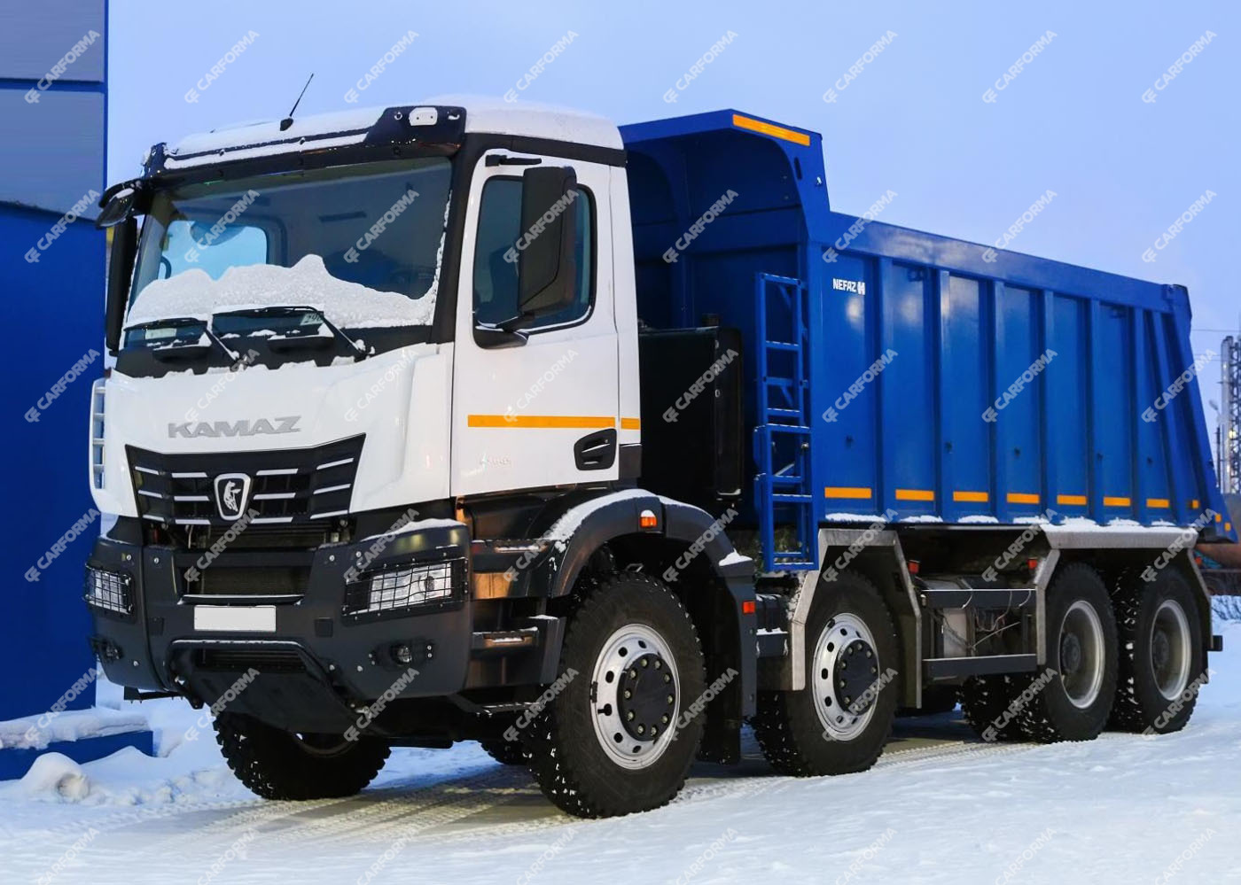 Ворсовые коврики на КамАЗ К5 узкая кабина 6595 2024 - 2025