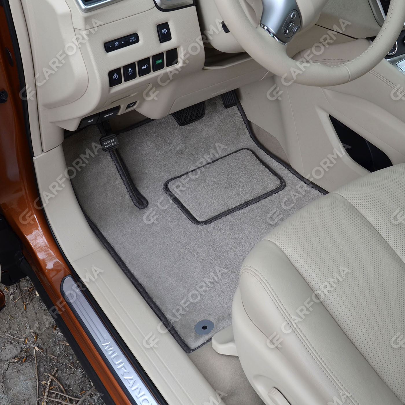 Ворсовые коврики на Nissan Murano (Z52) 2014&nbsp;-&nbsp;2022 в Ставрополе