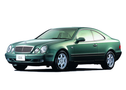 Ворсовые коврики на Mercedes CLK (C208) 1996 - 2003 в Ставрополе