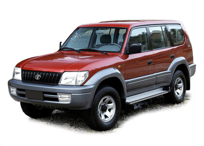 Ворсовые коврики на Toyota Land Cruiser Prado 95 1996 - 2002 в Ставрополе